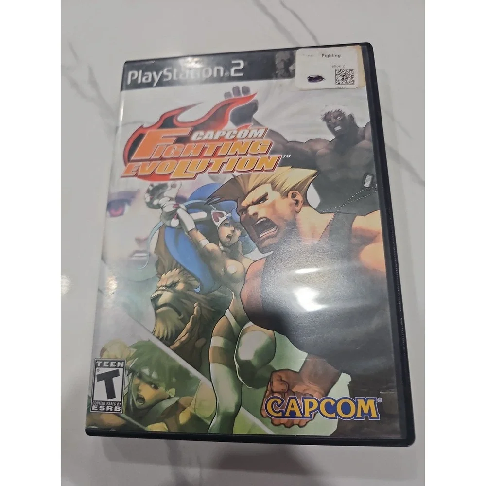 Capcom Fighting Evolution (Sony PlayStation 2, 2004) PS2 Tested Game Disc & Case